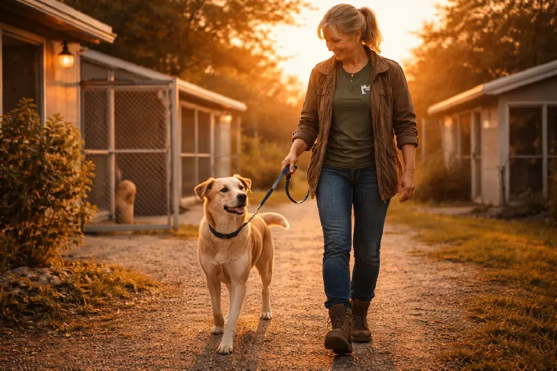 Volunteering at a Local Animal Shelter