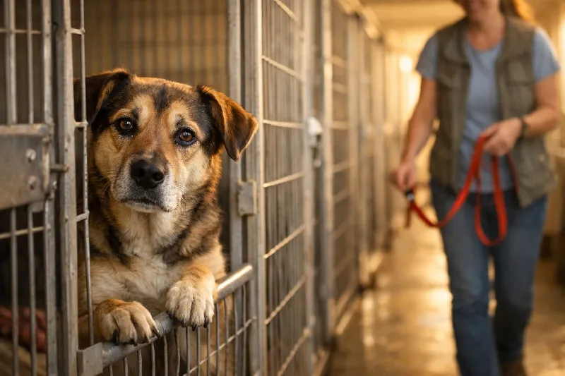 A Day in the Life of a Shelter Dog