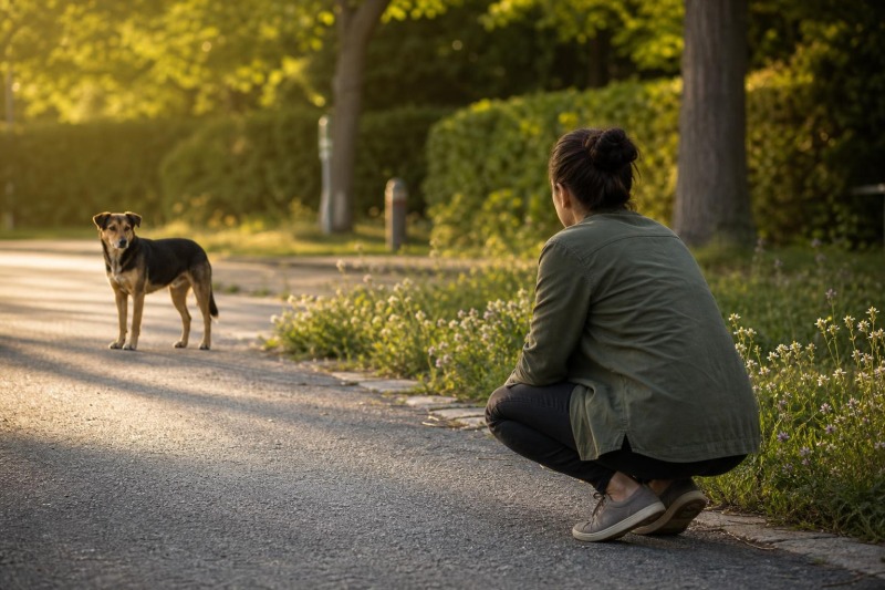 What to Do If a Stray Dog Won’t Let You Get Close
